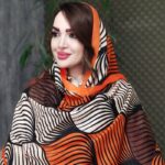 شال نخی هلالی رنگی - مانتو رپاتریس رشت
