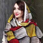 شال نخی هلالی رنگی - مانتو رپاتریس رشت