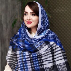شال پلیسه چهارخونه - مانتو پاتریس رشت