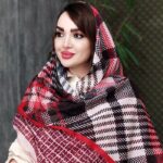 شال پلیسه چهارخونه - مانتو پاتریس رشت