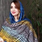 شال نخی هندسی - مانتو پاتریس رشت