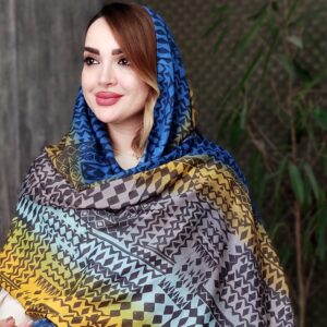 شال نخی هندسی - مانتو پاتریس رشت