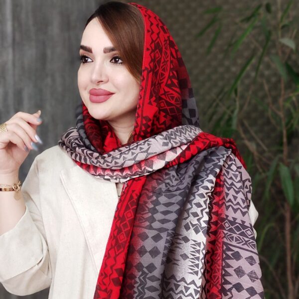 شال نخی هندسی - مانتو پاتریس رشت