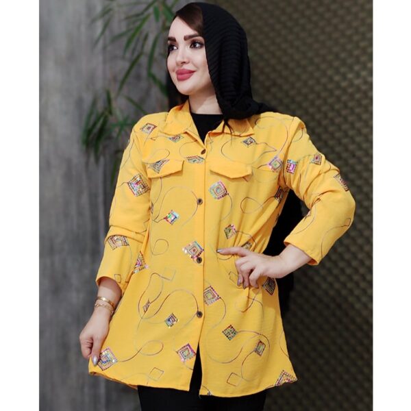 مانتو پولکی جیب نما - مانتو پاتریس رشت