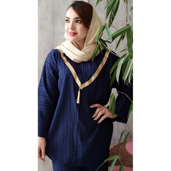 ست کراش نوار طلایی - مانتو پاتریس رشت