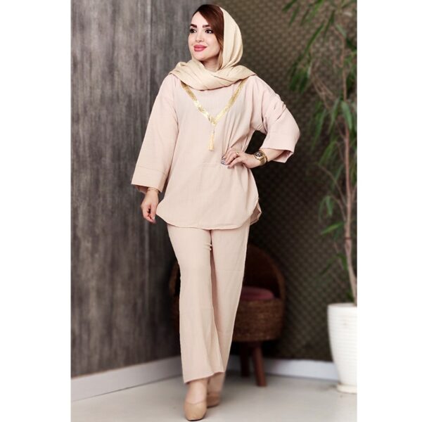 ست کراش نوار طلایی - مانتو پاتریس رشت