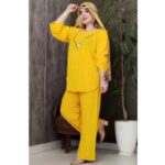 ست کراش نوار طلایی - مانتو پاتریس رشت