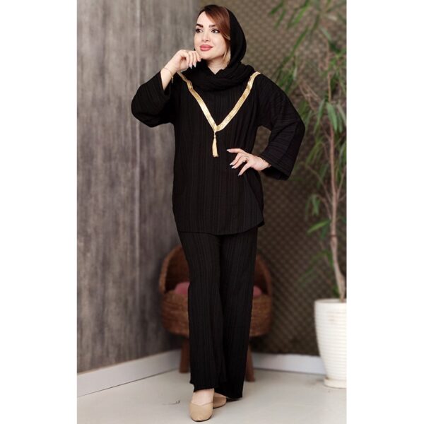 ست کراش نوار طلایی - مانتو پاتریس رشت