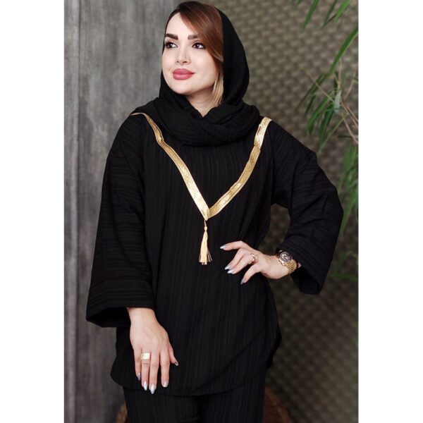 ست کراش نوار طلایی - مانتو پاتریس رشت