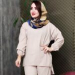 ست کراش آستین کشی - مانتو پاتریس رشت