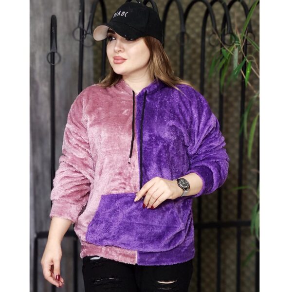 هودی تدی دو رنگ - مانتو پاتریس رشت