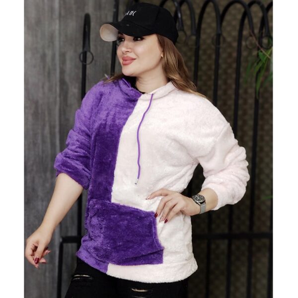 هودی تدی دو رنگ - مانتو پاتریس رشت