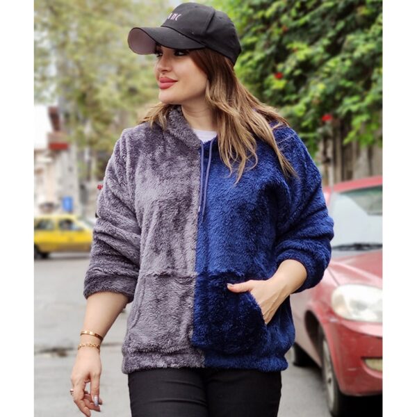 هودی تدی دو رنگ - مانتو پاتریس رشت