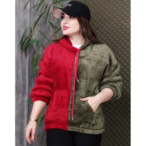 هودی تدی دو رنگ - مانتو پاتریس رشت