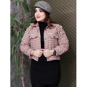 کت کوتاه چهارخونه کشمیر - مانتو پاتریس رشت