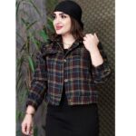کت چهارخونه کشمیر - مانتو پاتریس رشت
