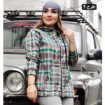 سویشرت چهارخونه کشمیر - مانتو پاتریس رشت