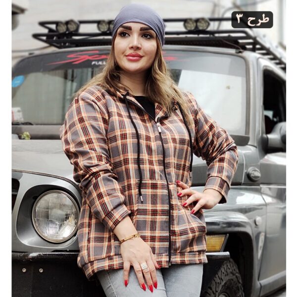 سویشرت چهارخونه کشمیر - مانتو پاتریس رشت