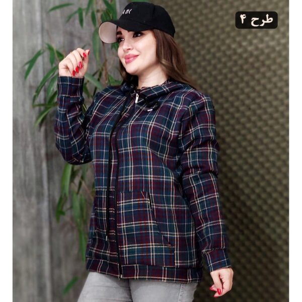 سویشرت چهارخونه کشمیر - مانتو پاتریس رشت