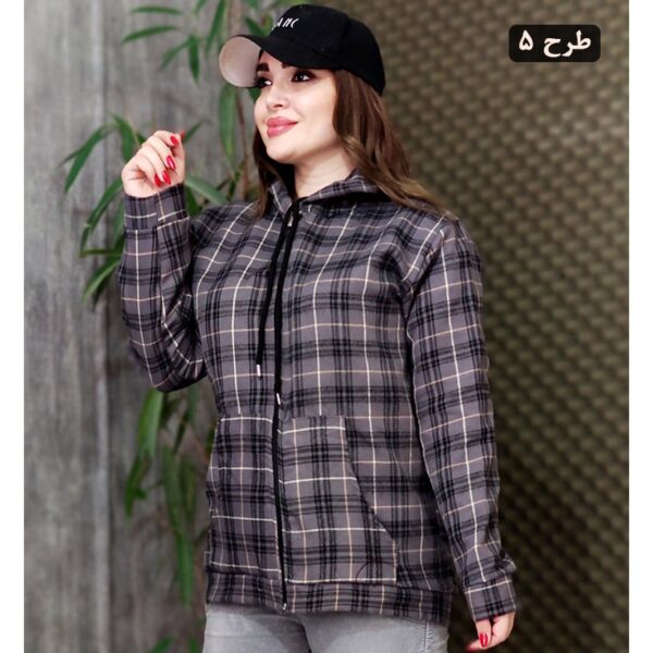 سویشرت چهارخونه کشمیر - مانتو پاتریس رشت