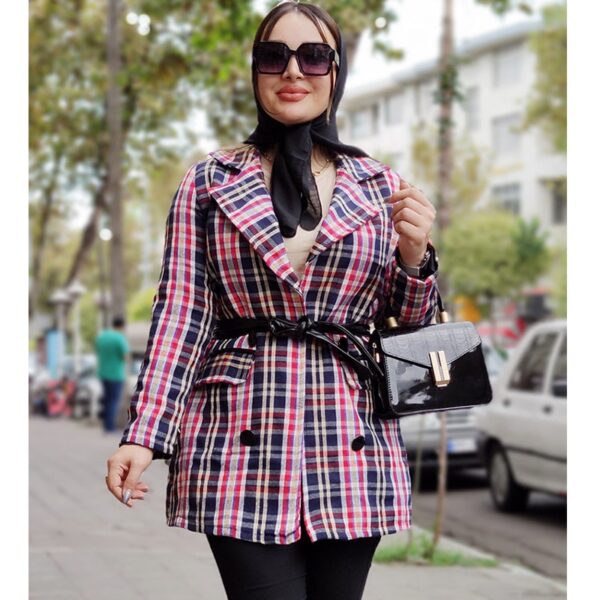 پالتو کتی چهارخونه - مانتو پاتریس رشت