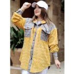 سویشرت تدی چهارخونه قلبی - مانتو پاتریس رشت