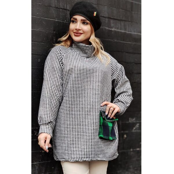 تونیک بافت یقه شل - مانتو پاتریس رشت