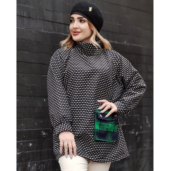 تونیک بافت یقه شل - مانتو پاتریس رشت