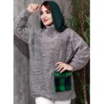 تونیک بافت یقه شل - مانتو پاتریس رشت