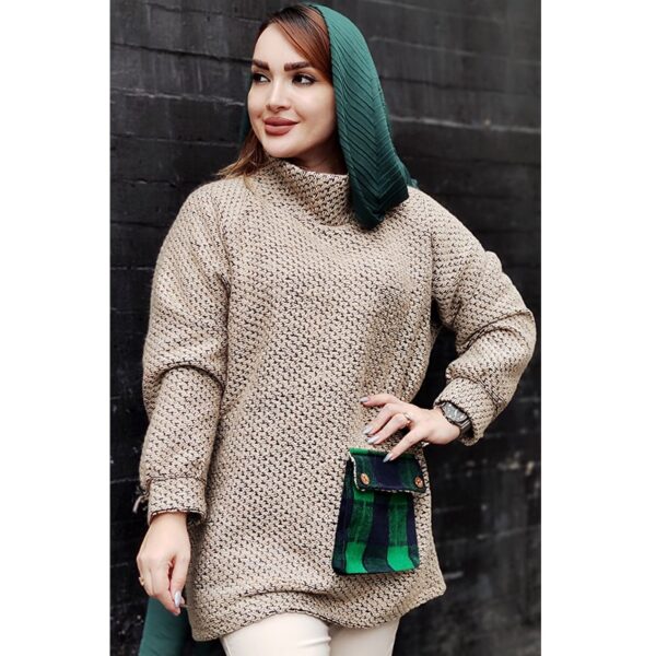 تونیک بافت یقه شل - مانتو پاتریس رشت