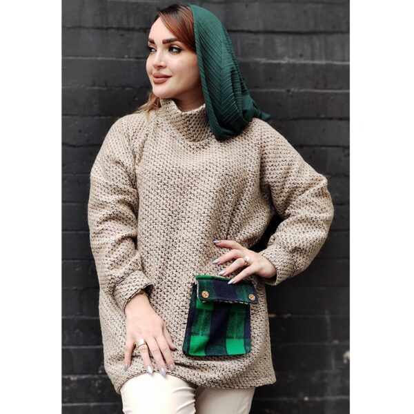 تونیک بافت یقه شل - مانتو پاتریس رشت