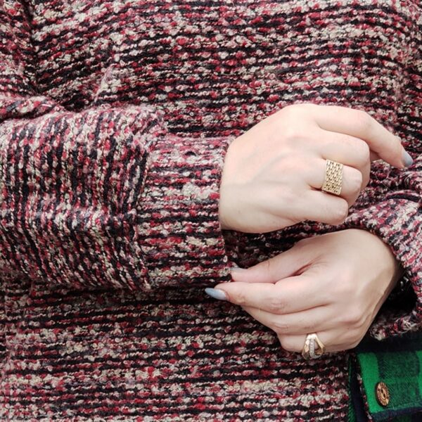 تونیک بافت یقه شل - مانتو پاتریس رشت