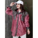 سویشرت تدی چهارخونه قلبی - مانتو پاتریس رشت