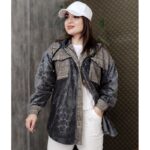 سویشرت تدی چهارخونه قلبی - مانتو پاتریس رشت