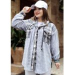 سویشرت تدی چهارخونه قلبی - مانتو پاتریس رشت