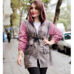 پالتو چهارخونه آستین تدی - مانتو پاتریس رشت