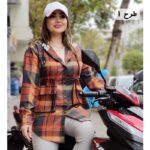 شکت کلاهدار چهارخونه - مانتو پاتریس رشت