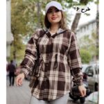 شکت کلاهدار چهارخونه - مانتو پاتریس رشت