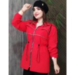 بارانی کتان زیپ دوزی - مانتو پاتریس رشت