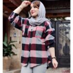 مانتو چهارخونه اسپرت - مانتو پاتریس رشت