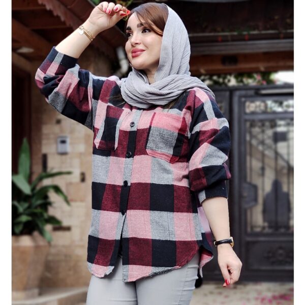 مانتو چهارخونه اسپرت - مانتو پاتریس رشت