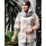 مانتو چهارخونه اسپرت - مانتو پاتریس رشت
