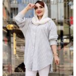 مانتو راه راه ریز - مانتو پاتریس رشت