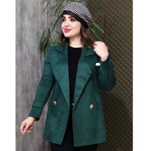 کت سوییت دکمه طلایی - مانتو پاتریس رشت