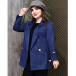 کت سوییت دکمه طلایی - مانتو پاتریس رشت