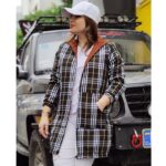 بارانی دو رو چهارخونه - مانتو پاتریس رشت