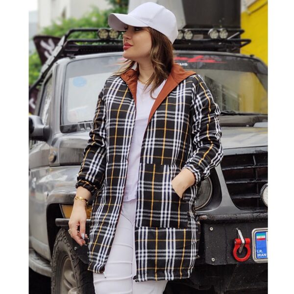 413005-011-min بارانی دو رو چهارخونه - مانتو پاتریس رشت