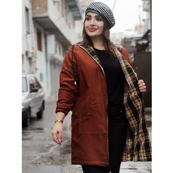 413005-11-min بارانی دو رو کلاهدار - مانتو پاتریس رشت