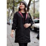 بارانی دو رو کلاهدار - مانتو پاتریس رشت