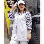 بارانی شطرنجی - مانتو پاتریس رشت